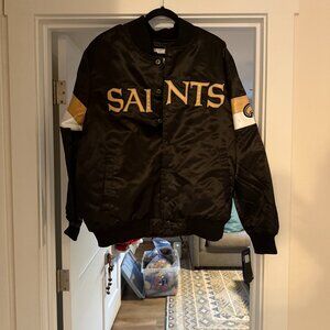 Large Starter Jacket, New Orleans Saints